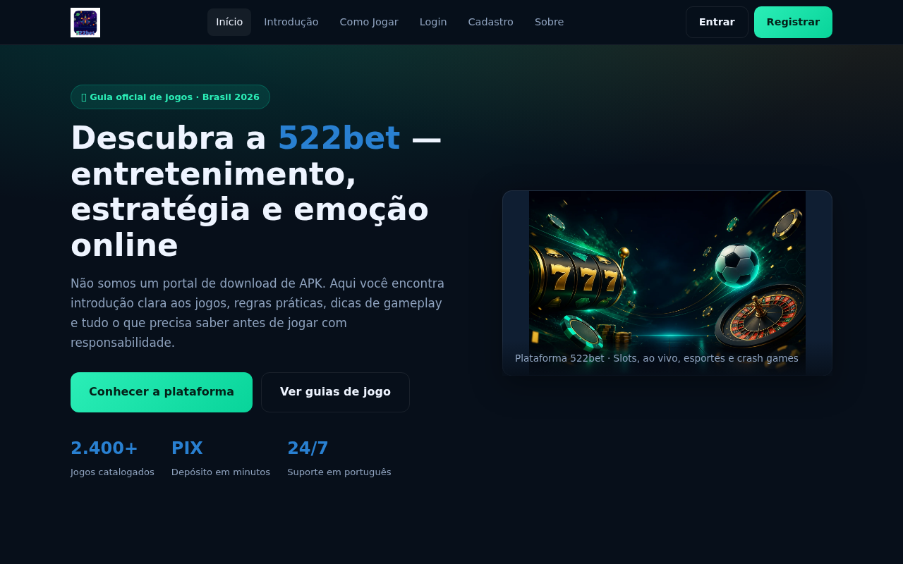 522BET screenshot