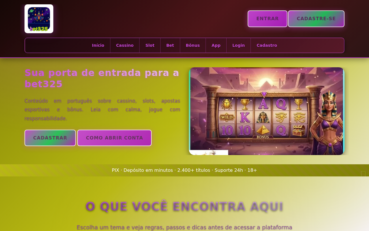 BET325 screenshot