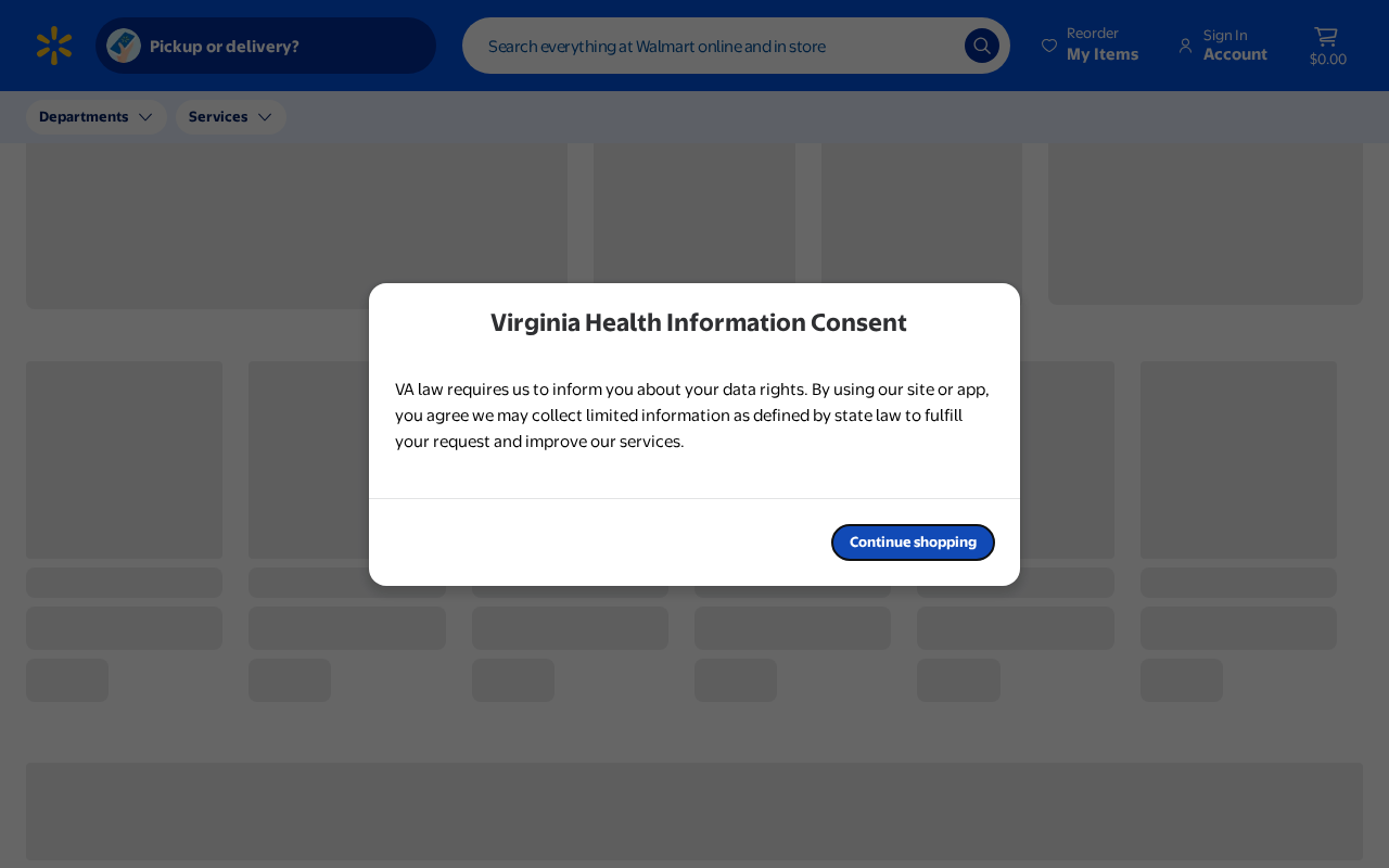 Walmart screenshot