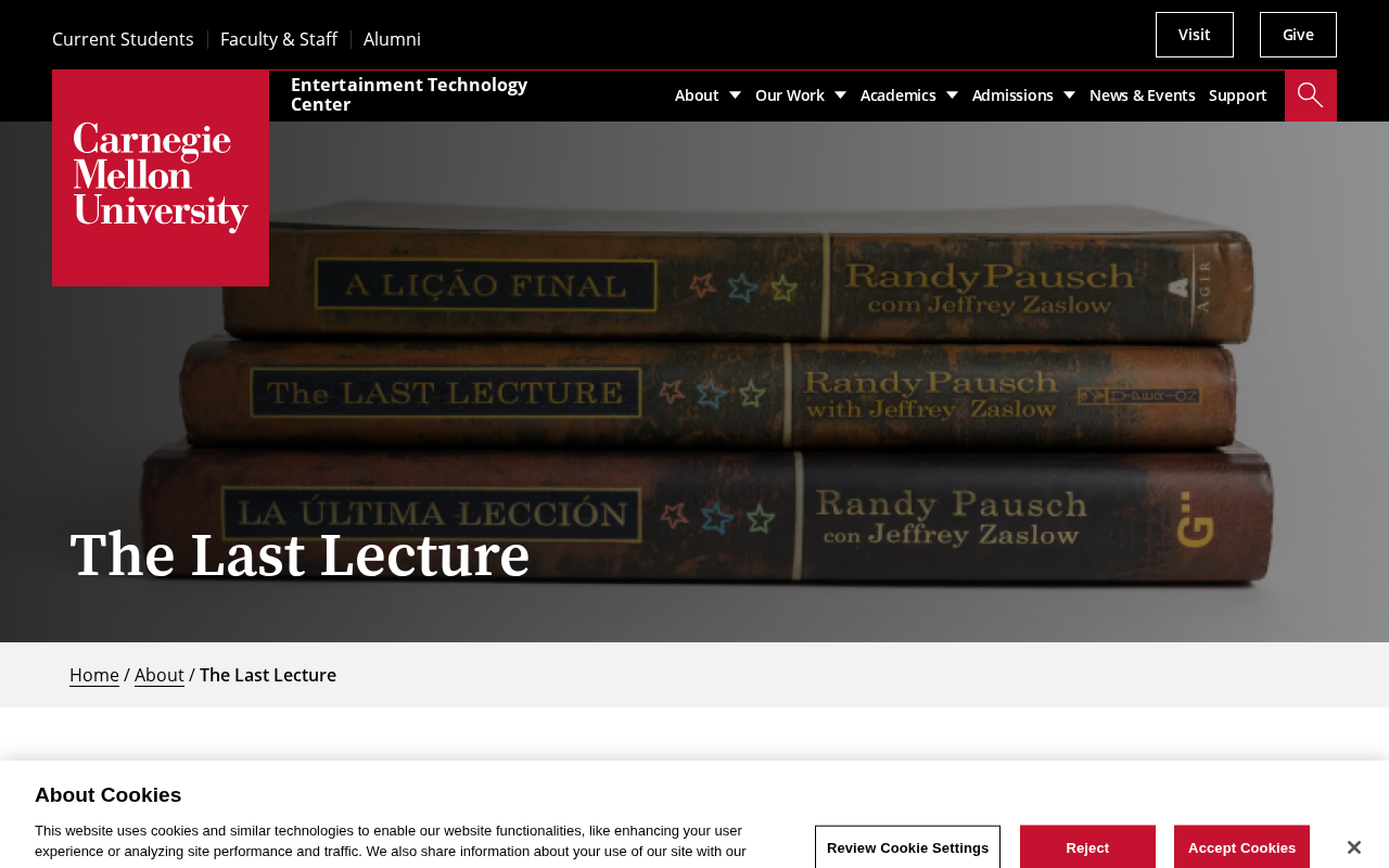 The Last Lecture screenshot
