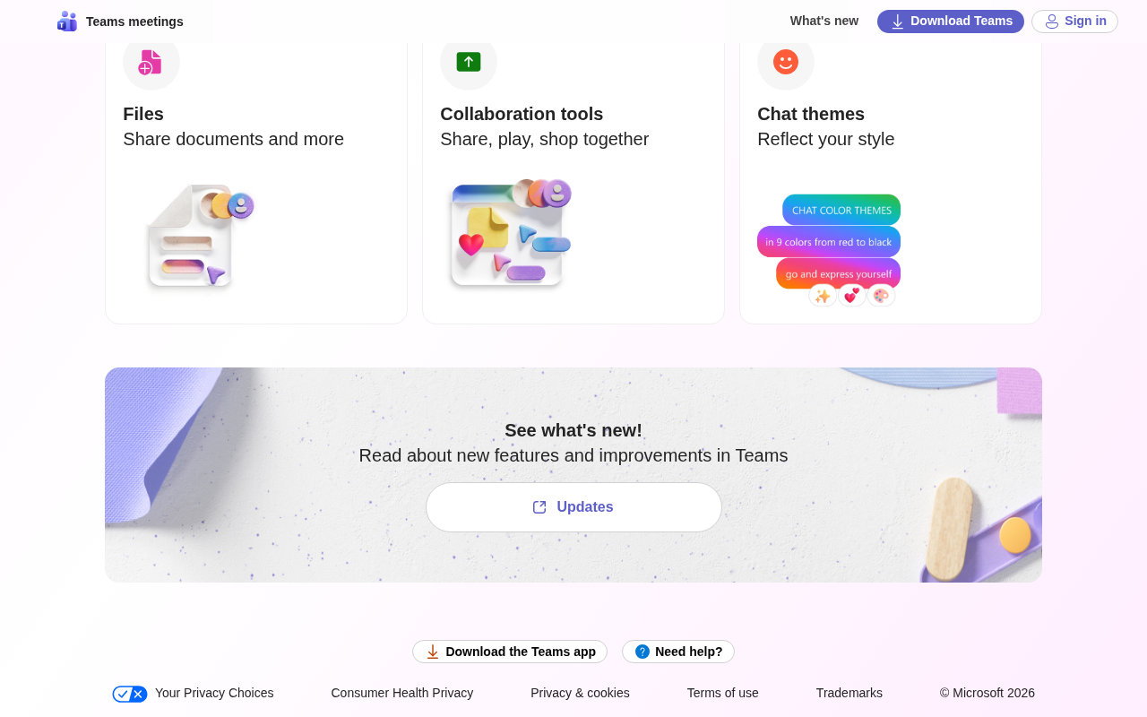 Free Online Meetings & Video Calls screenshot