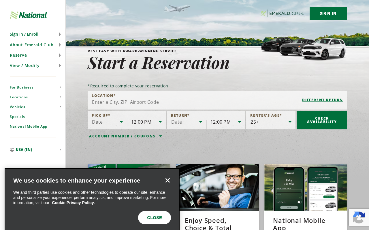 Fast & Convenient Car Rental at 1,500+ Locations screenshot
