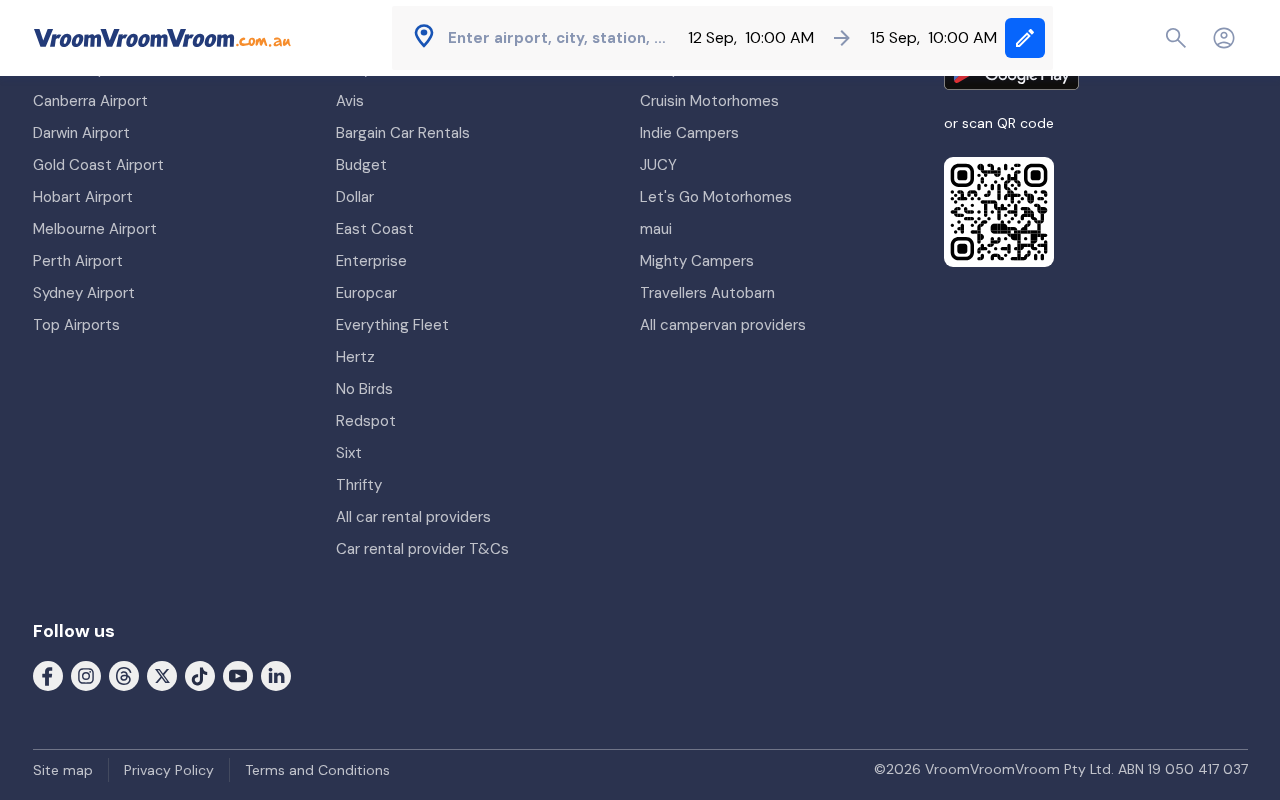 Compare Car Hire, Campervans & Truck Rental in Australia screenshot