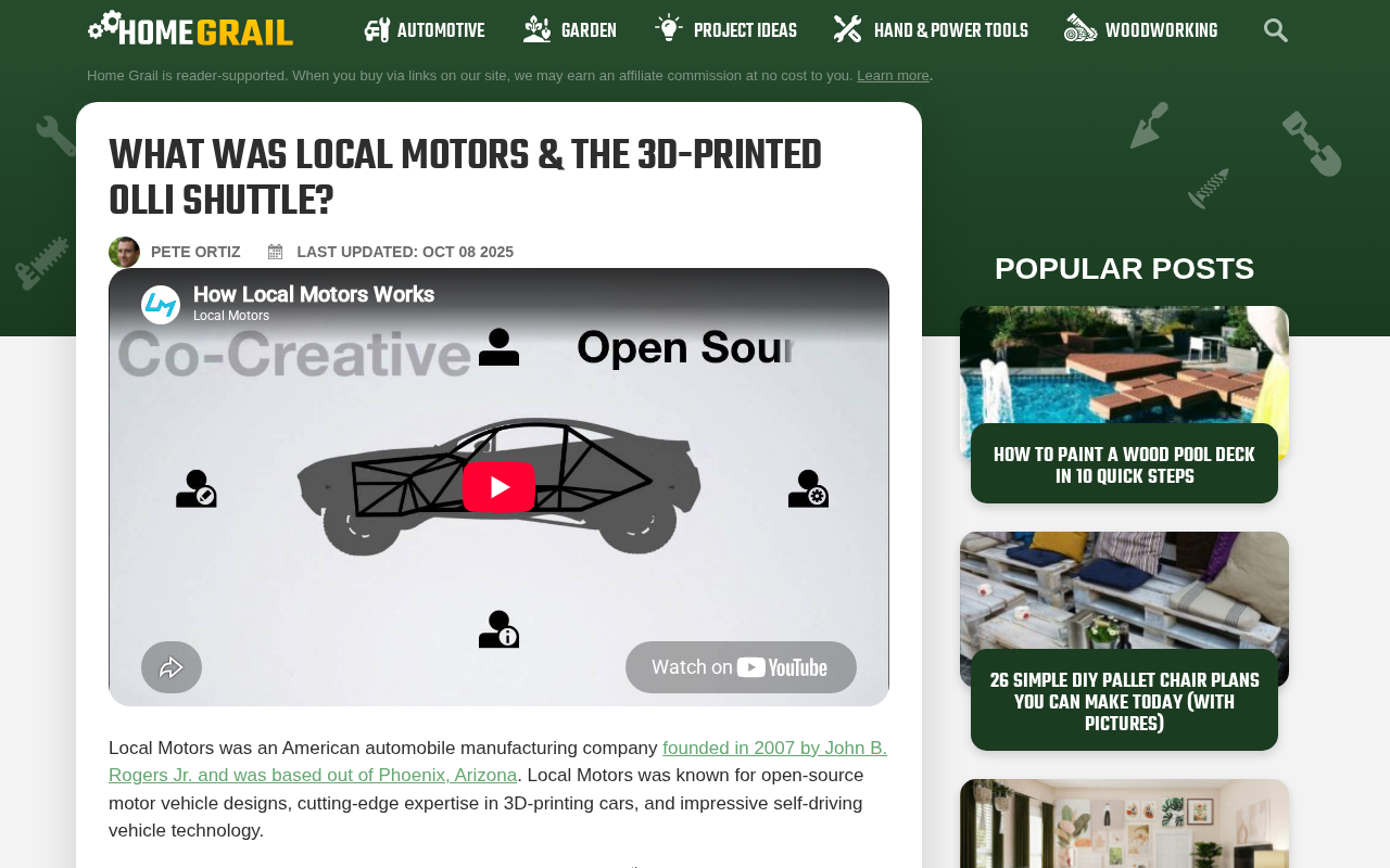What Was Local Motors & The 3D-Printed Olli Shuttle? screenshot