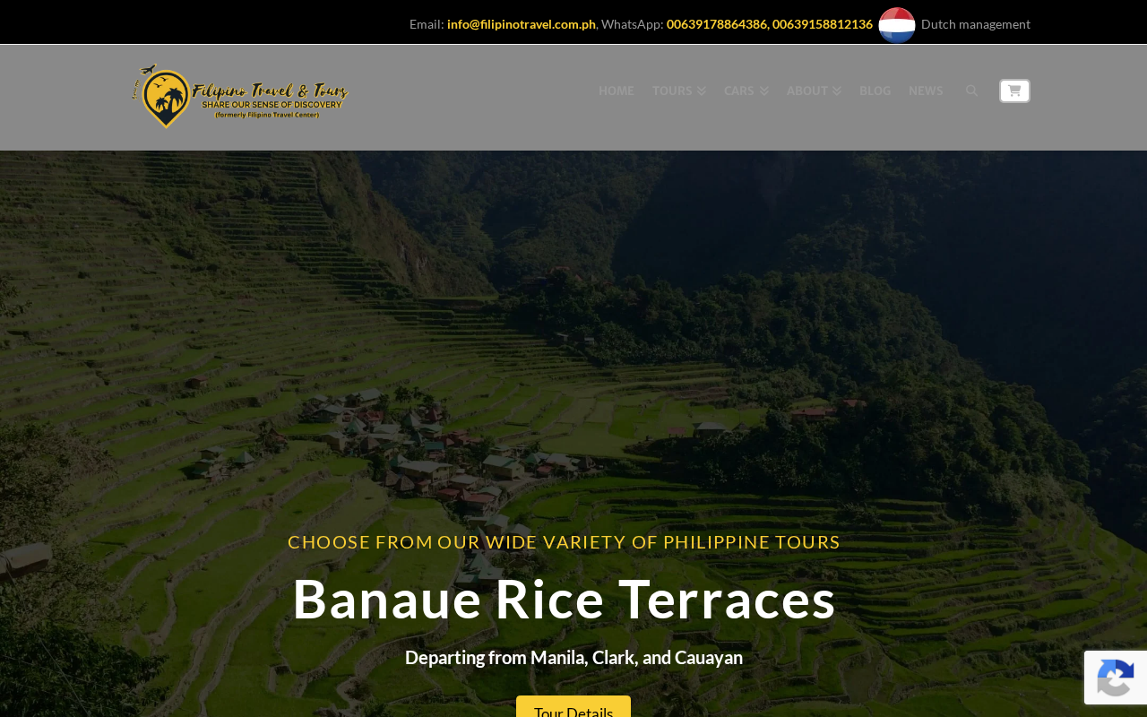Homepage screenshot