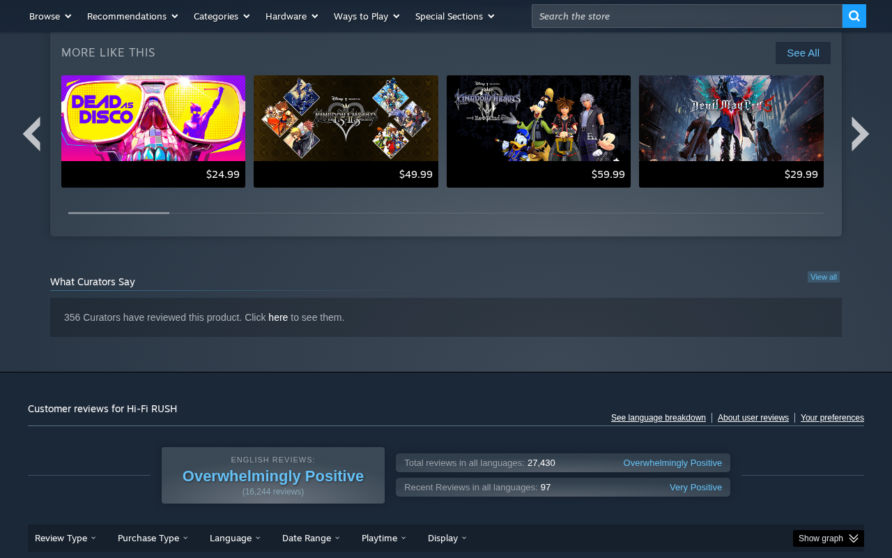 Hi-Fi RUSH on Steam screenshot