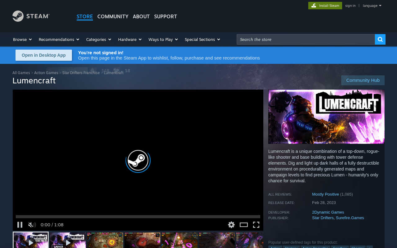 Lumencraft on Steam screenshot