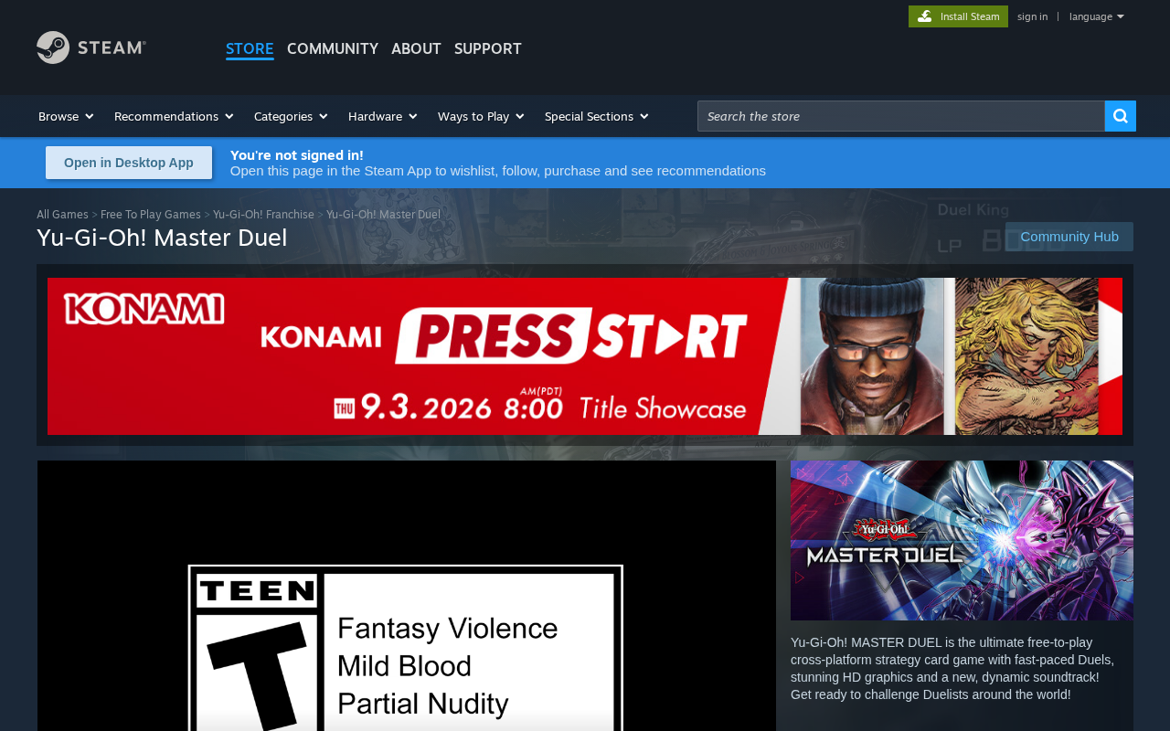 Yu-Gi-Oh! Master Duel on Steam screenshot