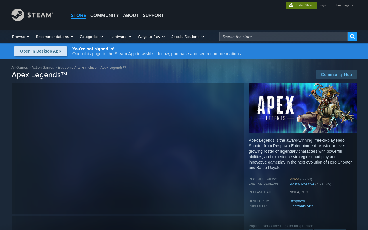 Apex Legends™ on Steam screenshot