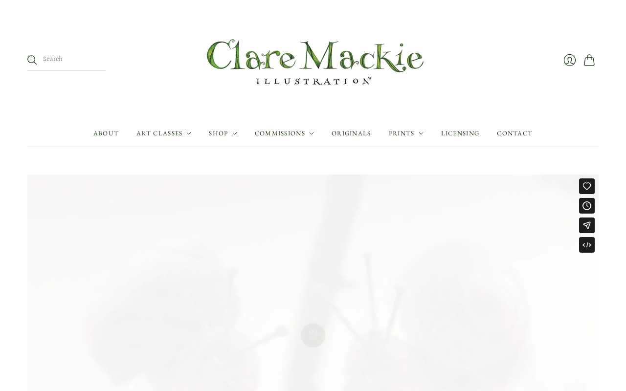 Clare Mackie Illustration screenshot