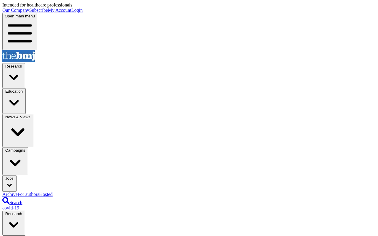 The BMJ: Leading Medical Research, News, Education, Opinion screenshot