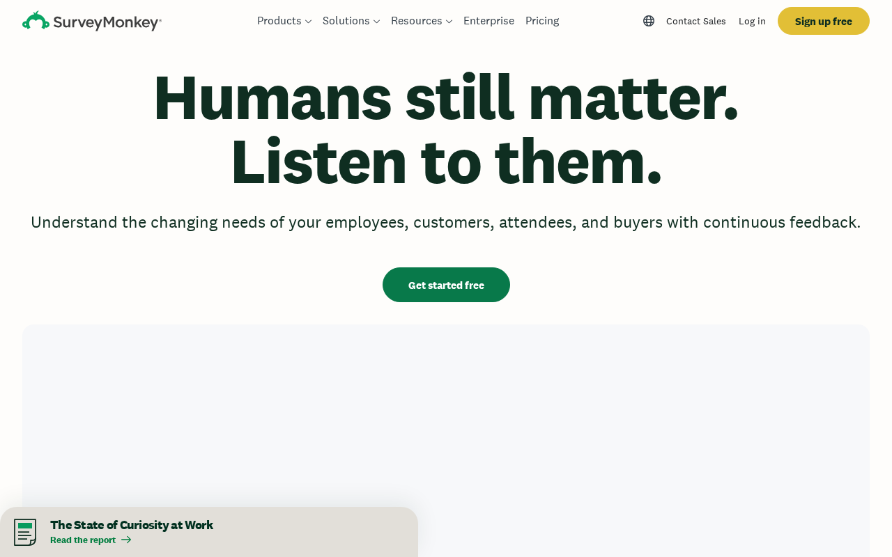 SurveyMonkey: The World’s Most Popular Survey Platform screenshot