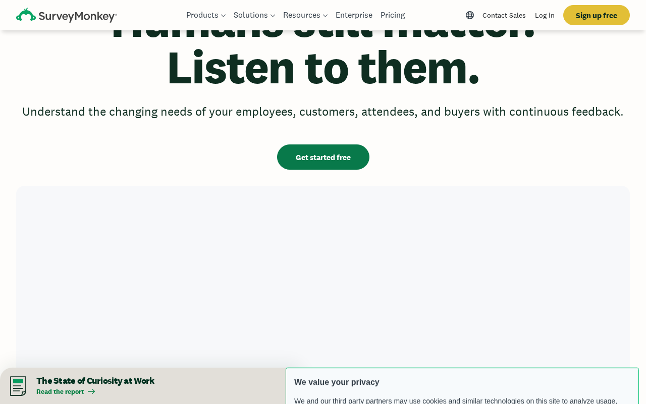 SurveyMonkey: The World’s Most Popular Survey Platform screenshot