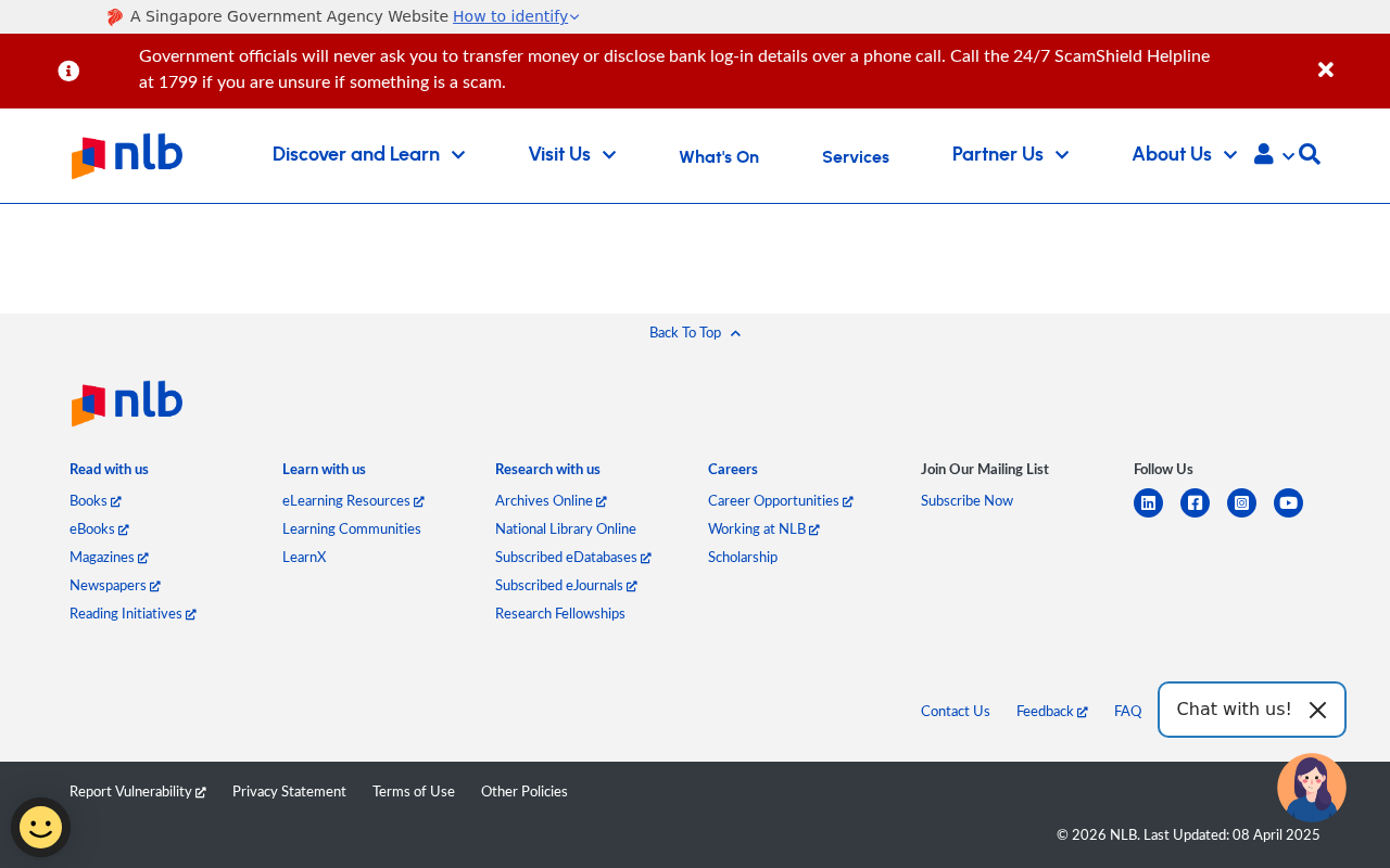Search our Collections screenshot