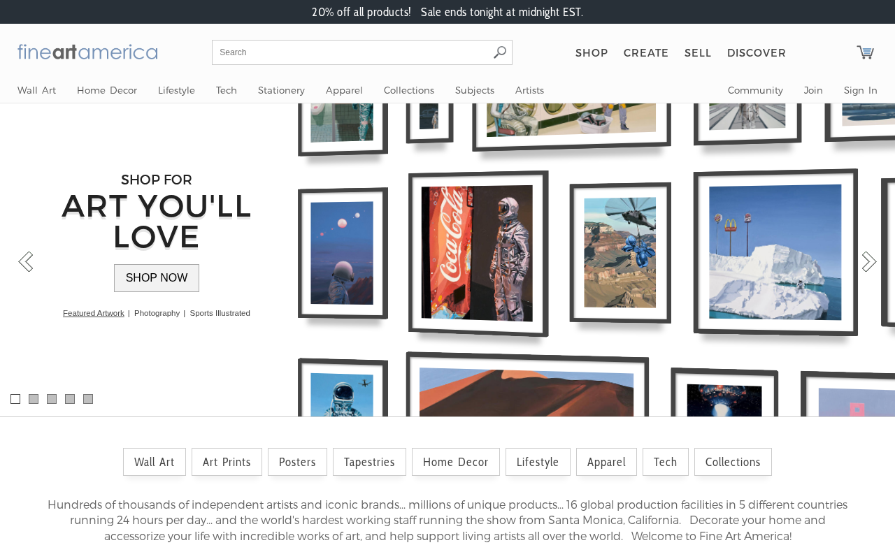 FineArtAmerica screenshot