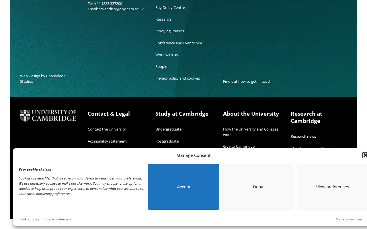 Cavendish Laboratory screenshot