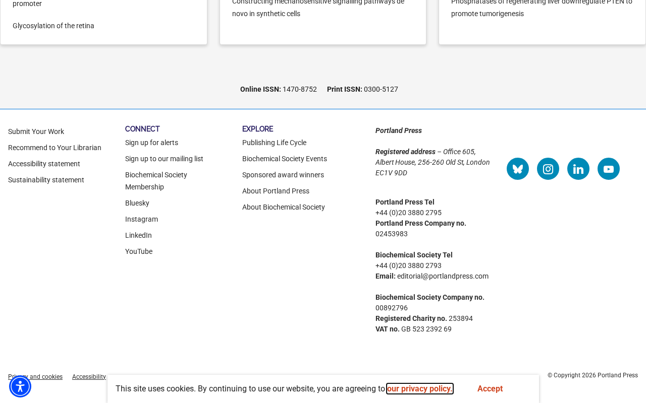 Biochemical Society Transactions screenshot