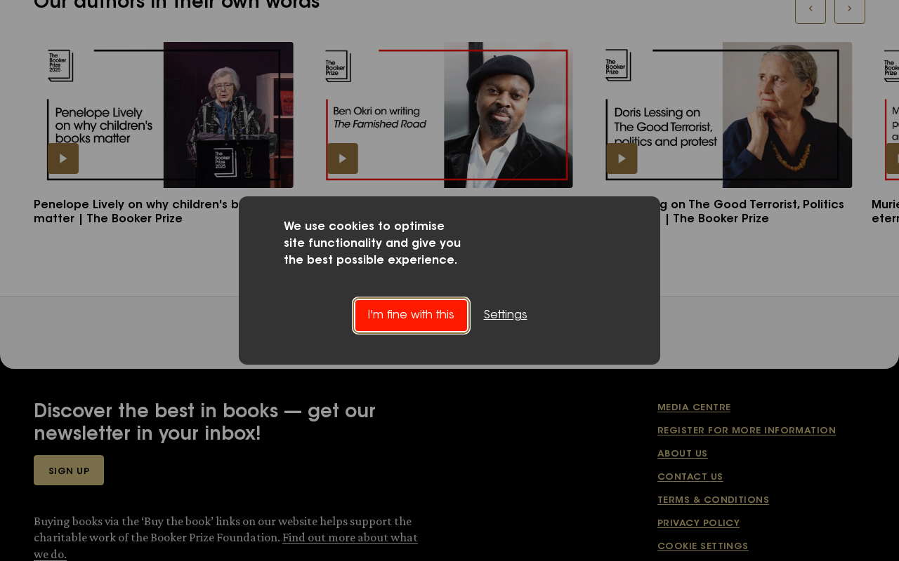 The Booker Prizes screenshot