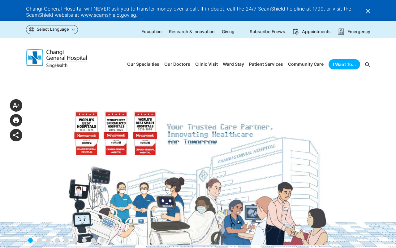 Changi General Hospital screenshot