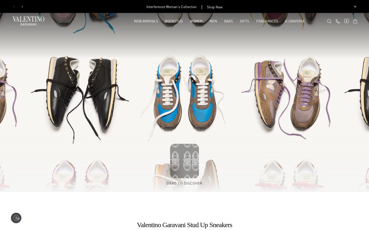 Valentino US Online Boutique: the Maison Valentino official site screenshot