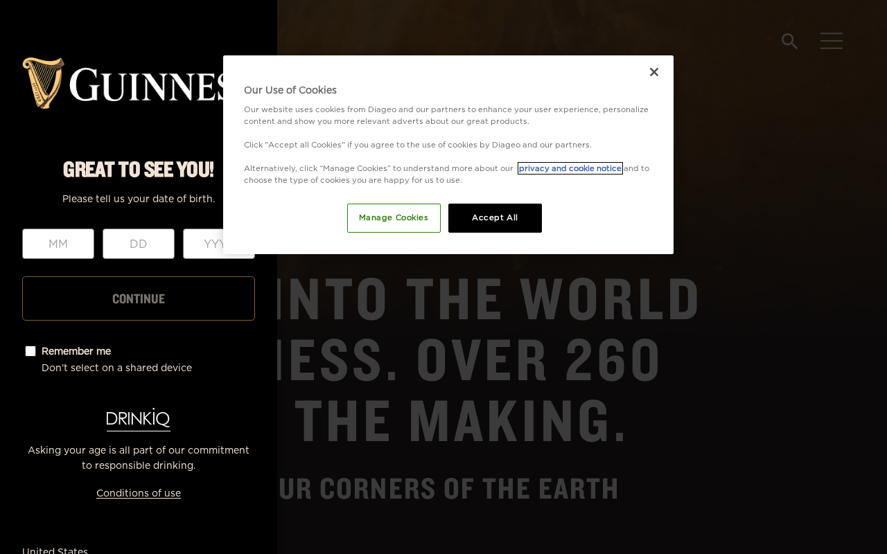 The World of Guinness: Beers, Experiences & More screenshot