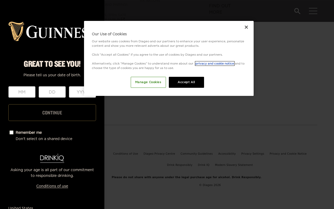 The World of Guinness: Beers, Experiences & More screenshot