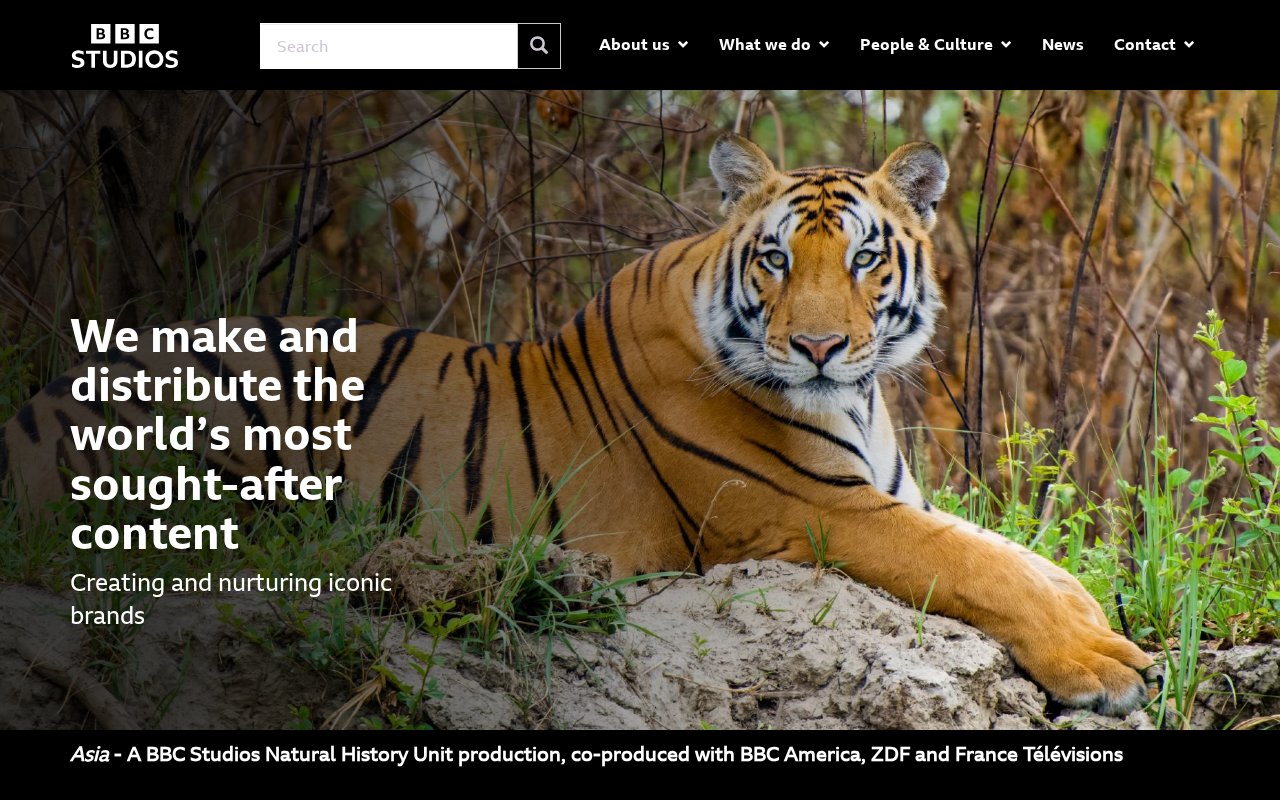 We make and distribute the world’s most sought-after content screenshot