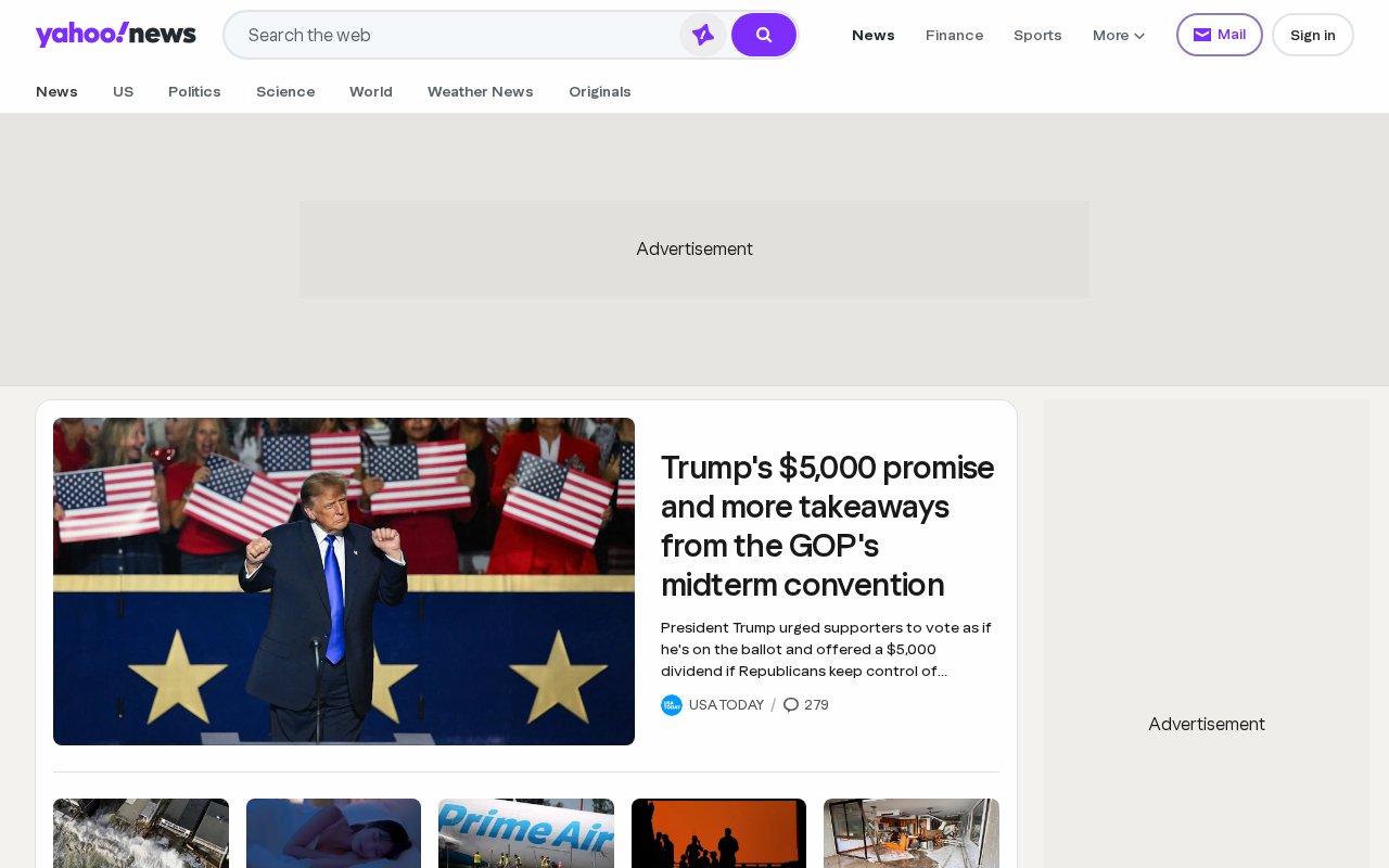 Yahoo News: Latest and Breaking News, Headlines, Live Updates, and More screenshot