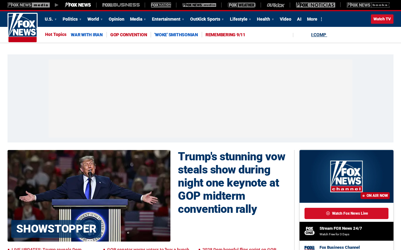Fox News screenshot