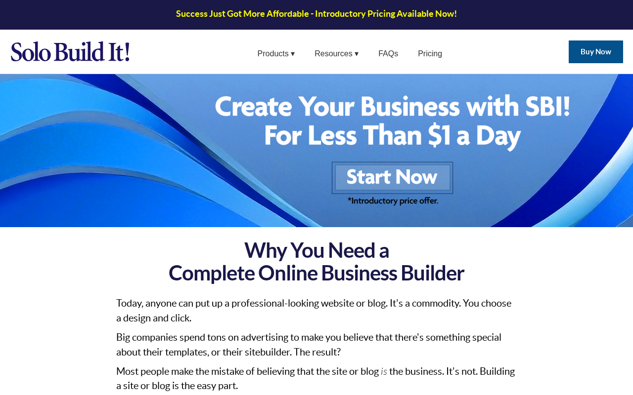 Solo Build It! (SBI!): Solopreneurs Build a Profitable Online Business screenshot