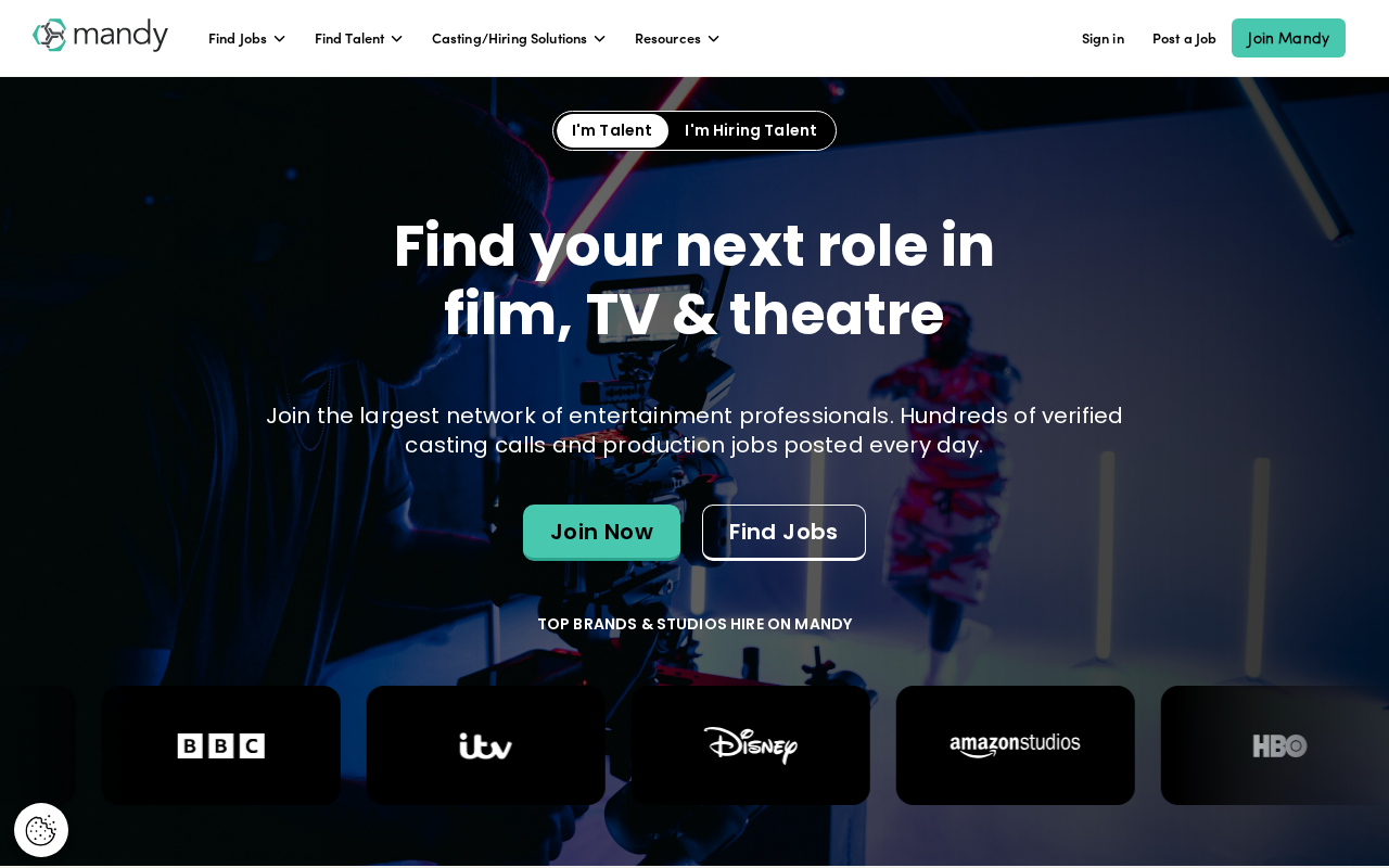 Find your next role in film, TV & theatre screenshot