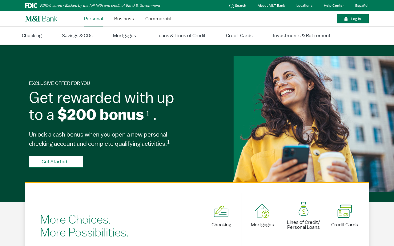 Get rewarded with up to a $200 bonus . screenshot