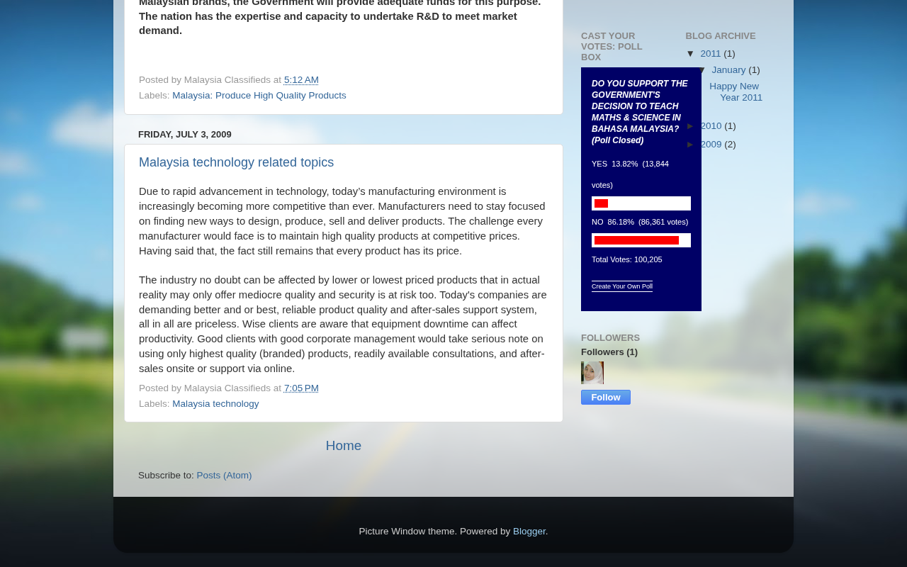 Malaysia Technology Blog New Latest Manufacturing Development screenshot