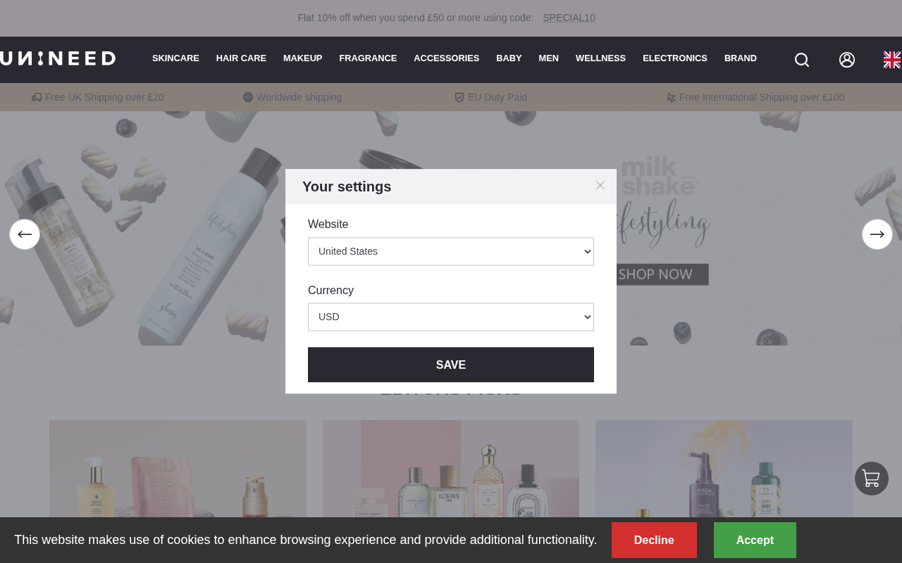 Unineed screenshot