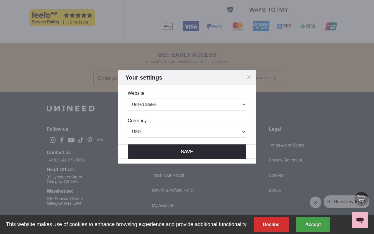 Unineed screenshot