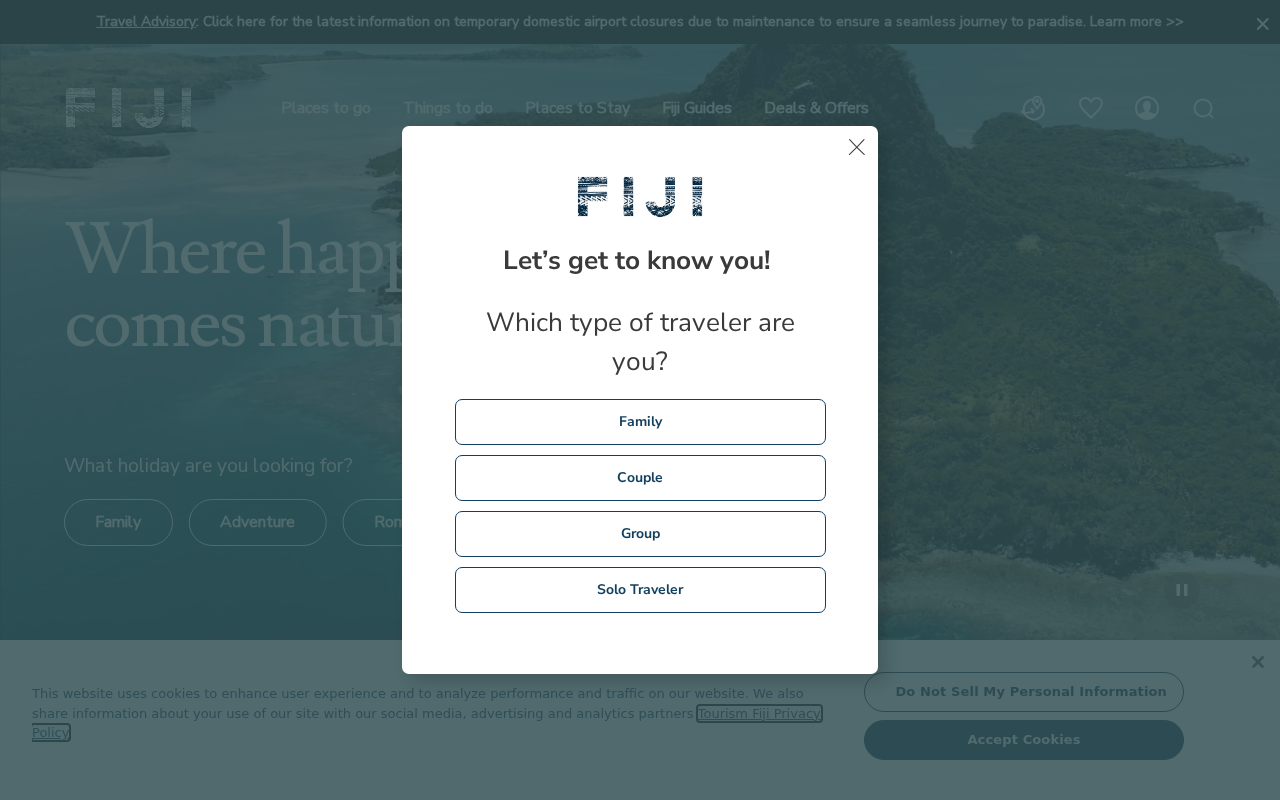 Tourism Fiji screenshot