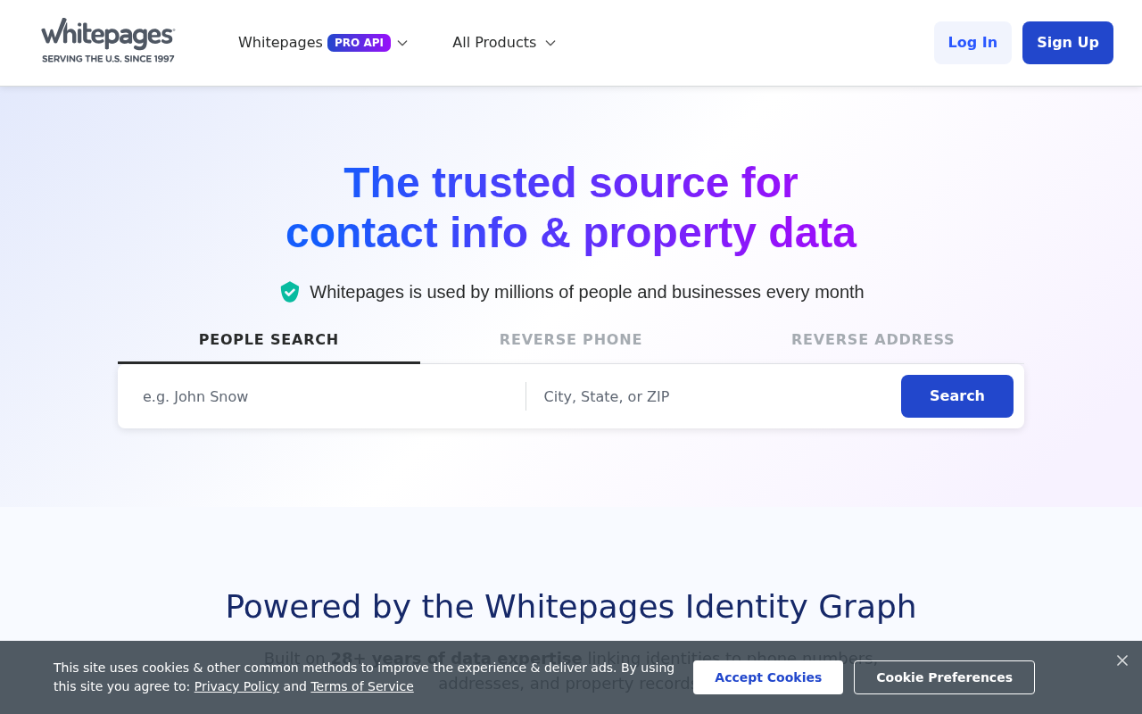 Whitepages: People Search, Phone Numbers & Addresses screenshot