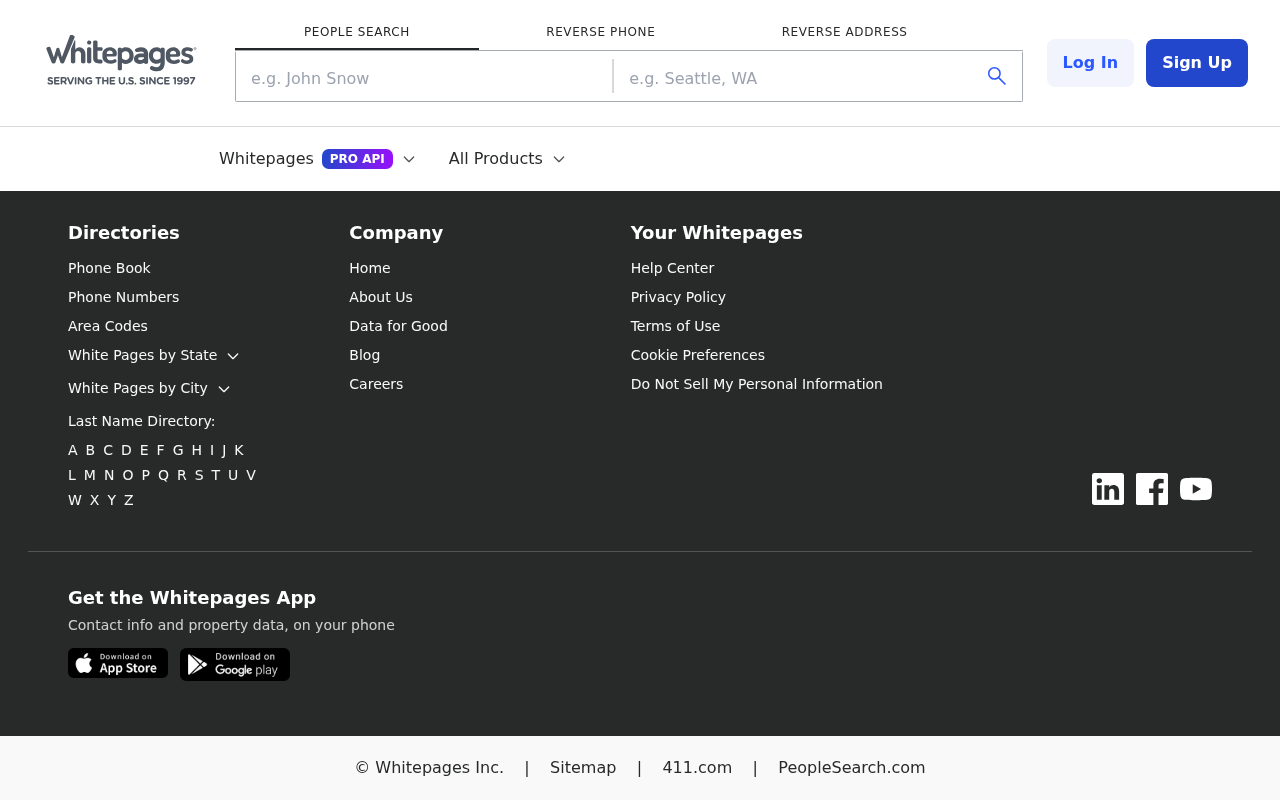 Whitepages: People Search, Phone Numbers & Addresses screenshot