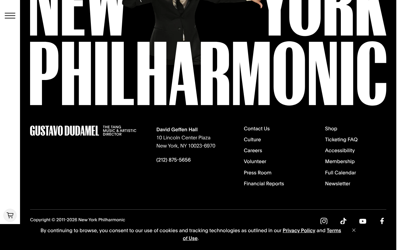 New York Philharmonic screenshot