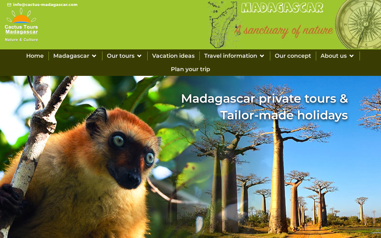 Madagascar Wildlife Tours and Vacations screenshot