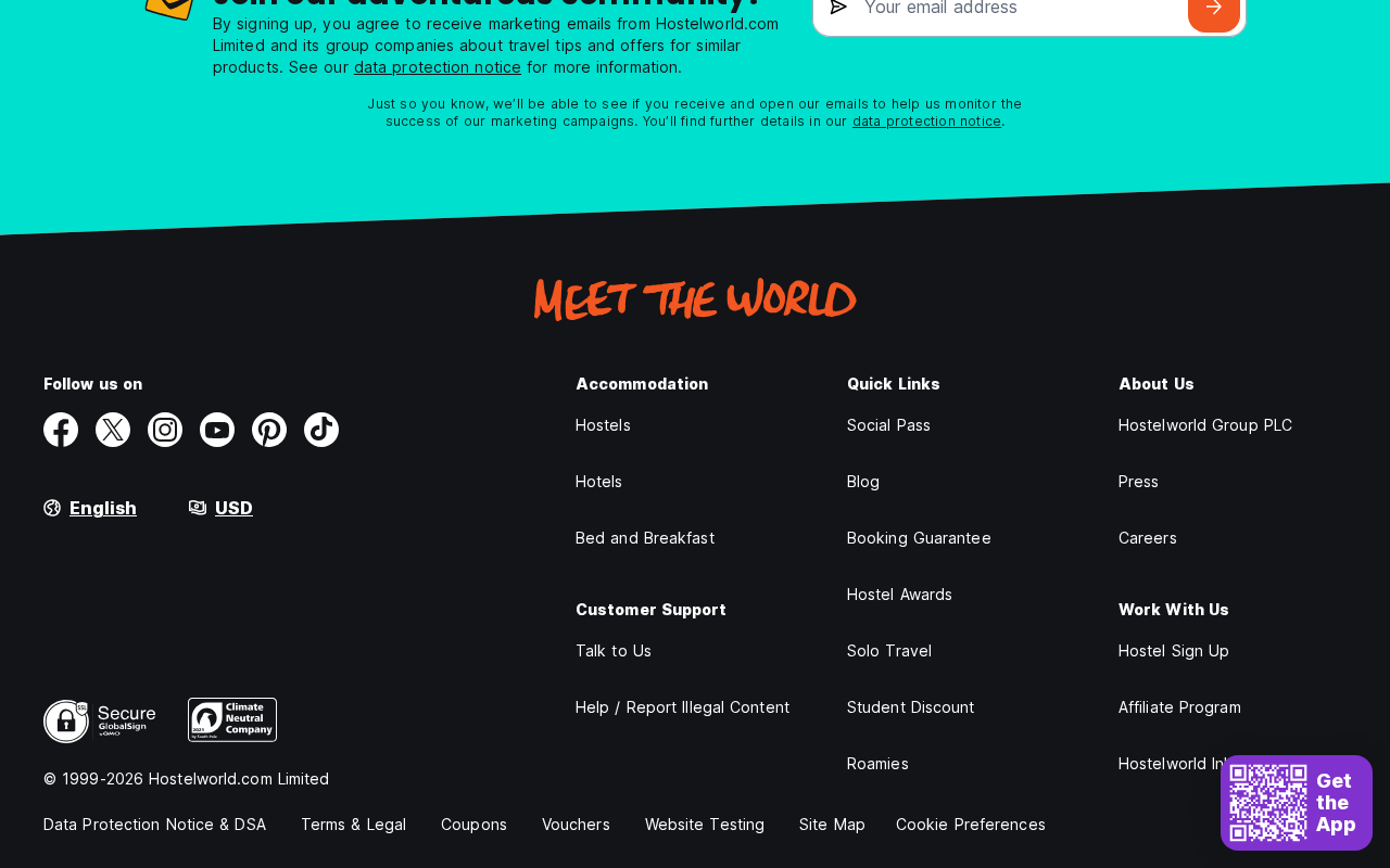Hostels Worldwide screenshot