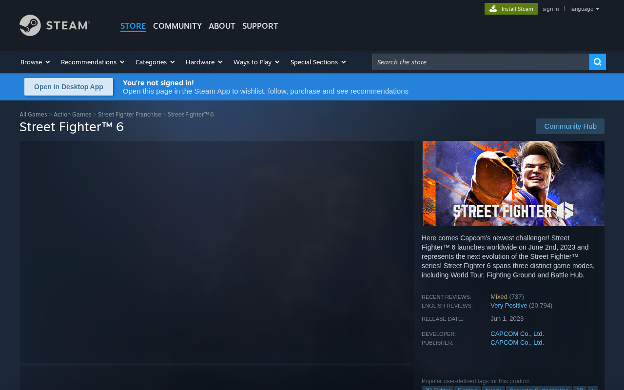 Street Fighter™ 6 on Steam screenshot