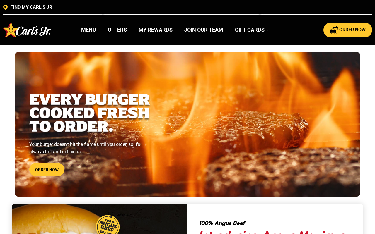 Every Burger Cooked Fresh to Order screenshot
