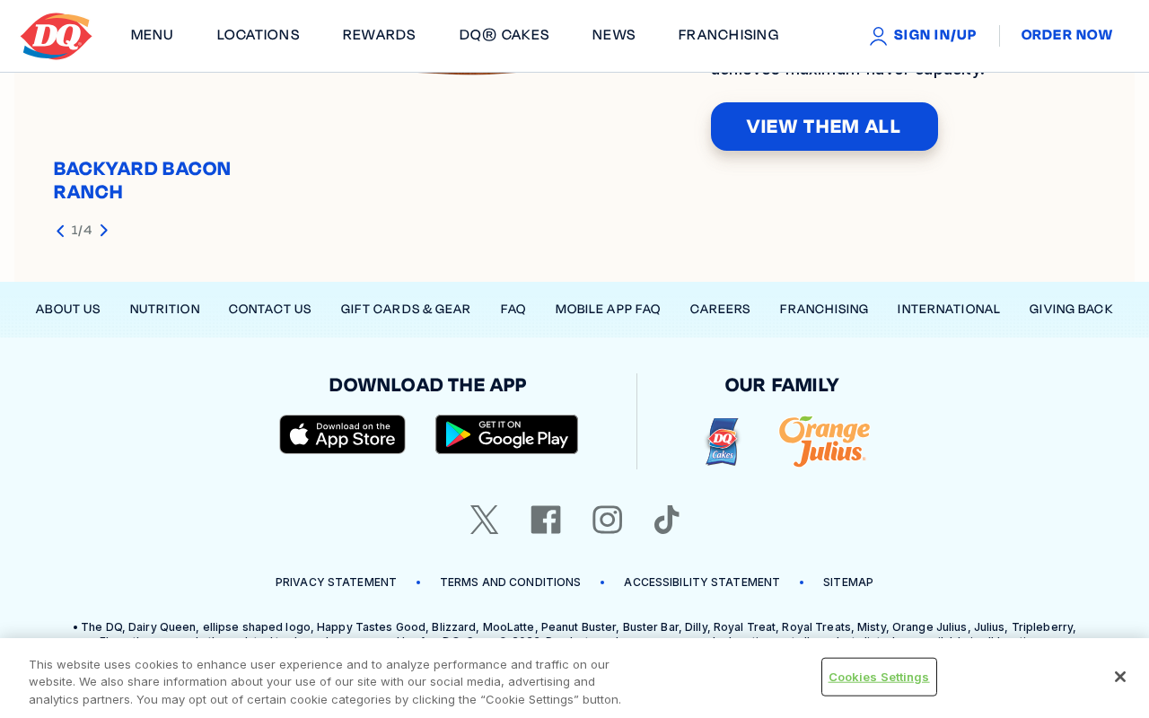 Dairy Queen®: Burgers, Blizzard® Treats & More. Happy Tastes Good® screenshot