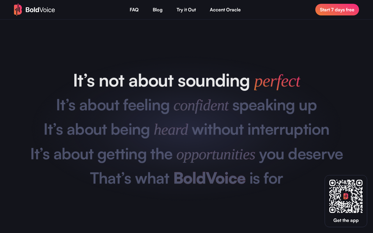 BoldVoice screenshot