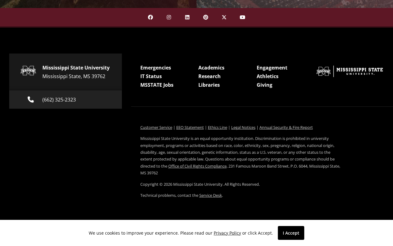 Mississippi State University screenshot