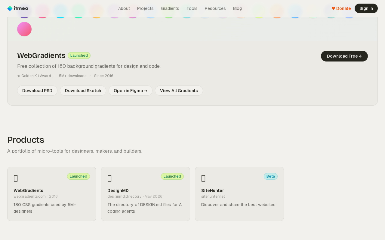Itmeo screenshot