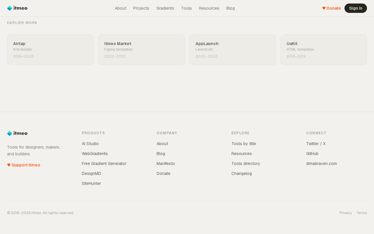 Itmeo screenshot