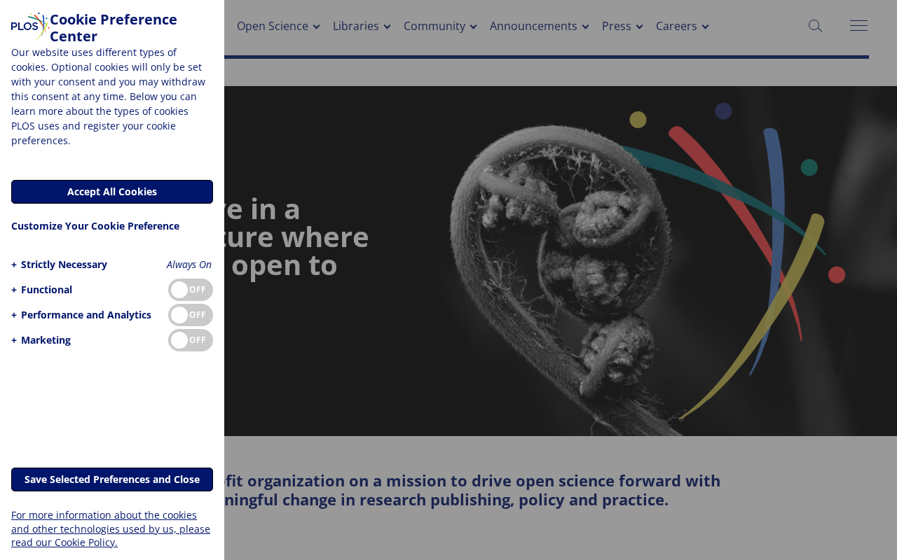 Leading the future of open science publishing screenshot