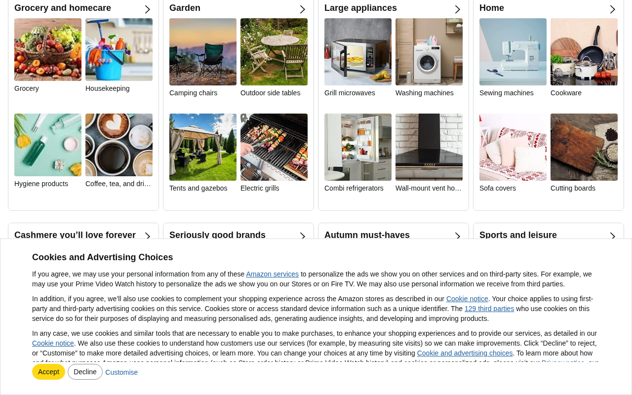 Amazon.es: online shopping for consumer electronics, books, sports, household items, fashion and more. screenshot
